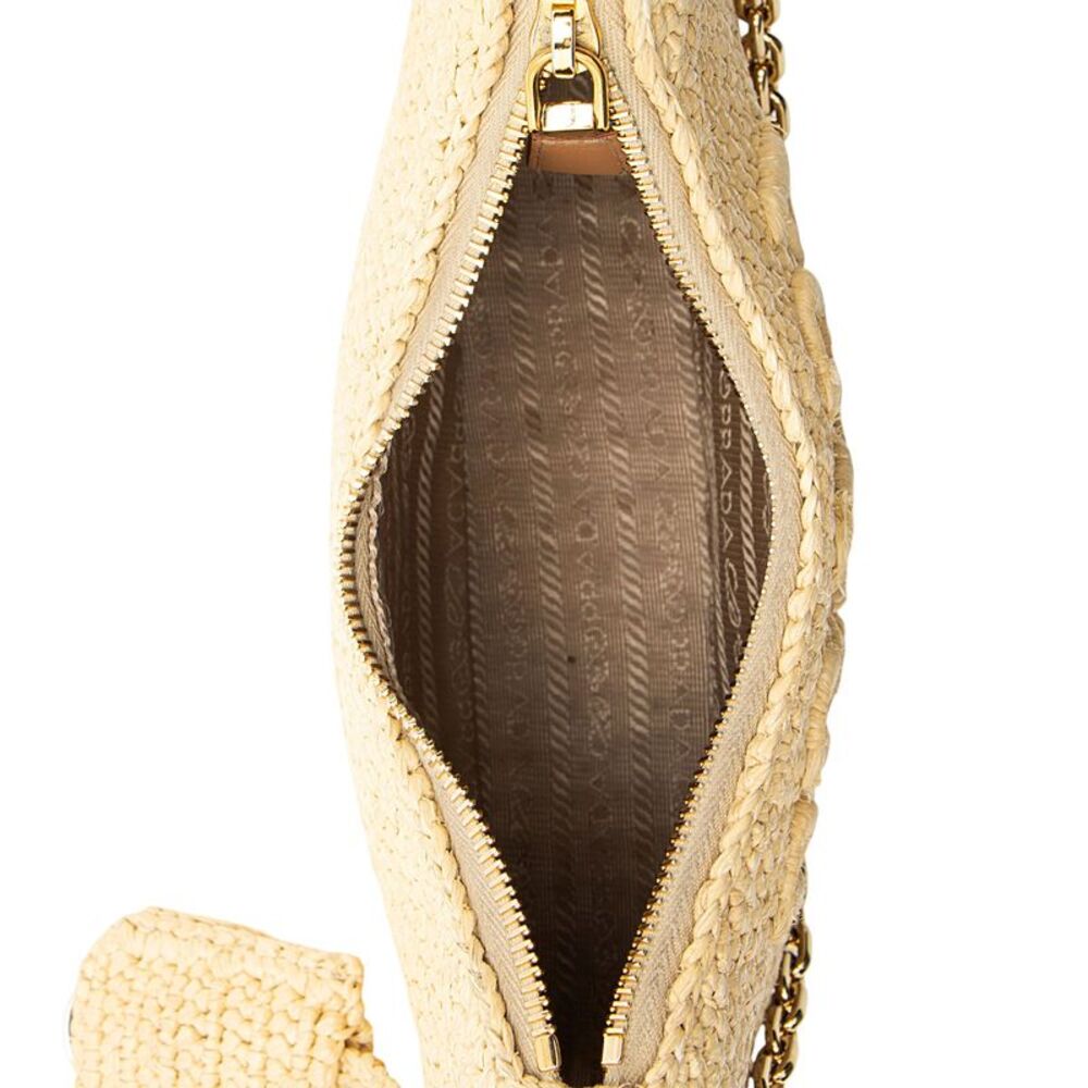 Prada Crochet Raffia Re-Edition 2005 Crossbody - Picture 6 of 16